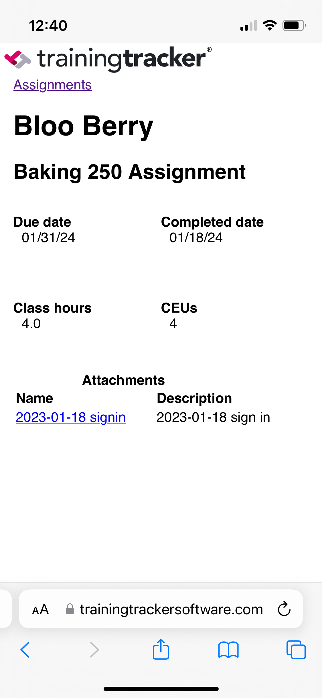 More details page to access Attachment link.